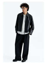 Short Zip Sheepskin Jacket