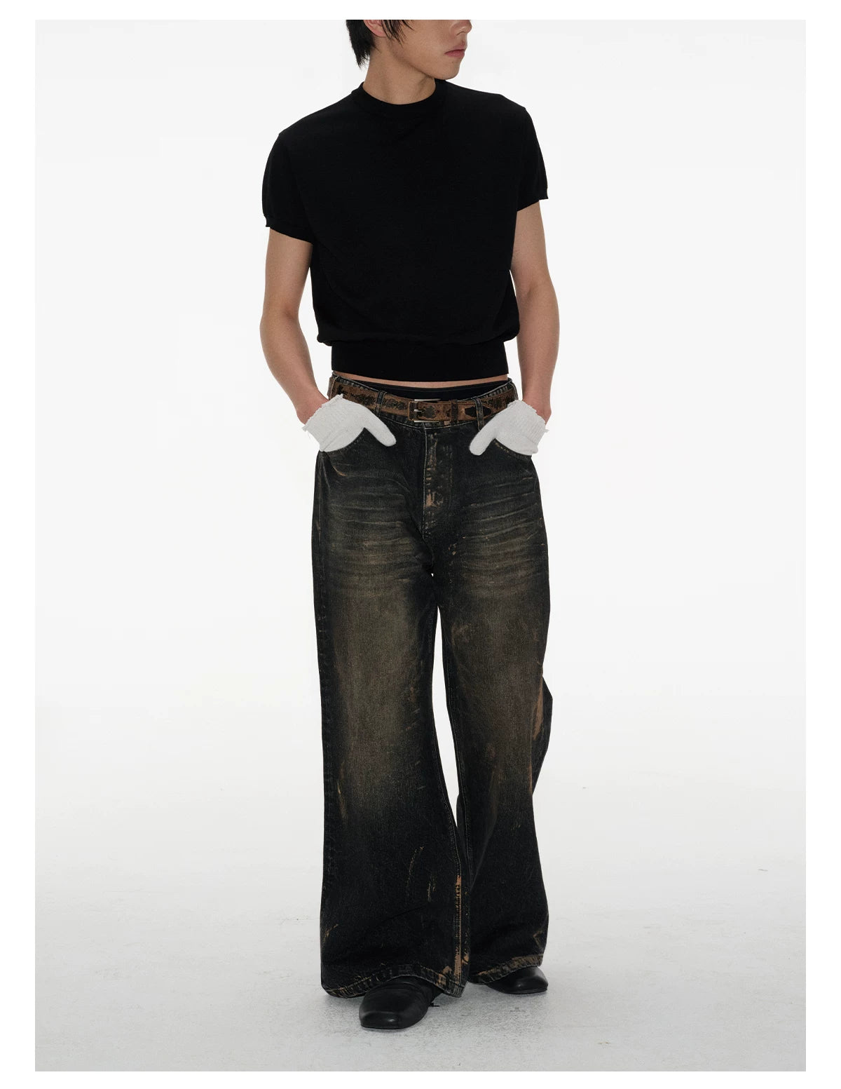 Ice Silk Slim Short Sleeve Tee