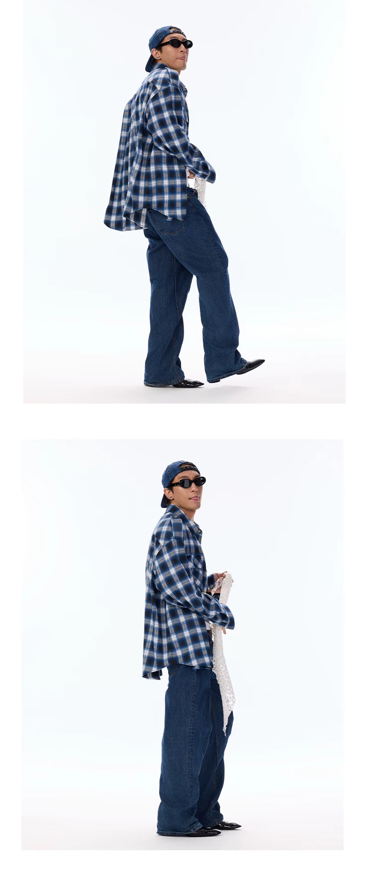 Brushed Workwear Plaid Shirt
