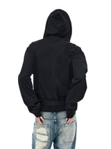 Detachable Strap Deep V Hoodie