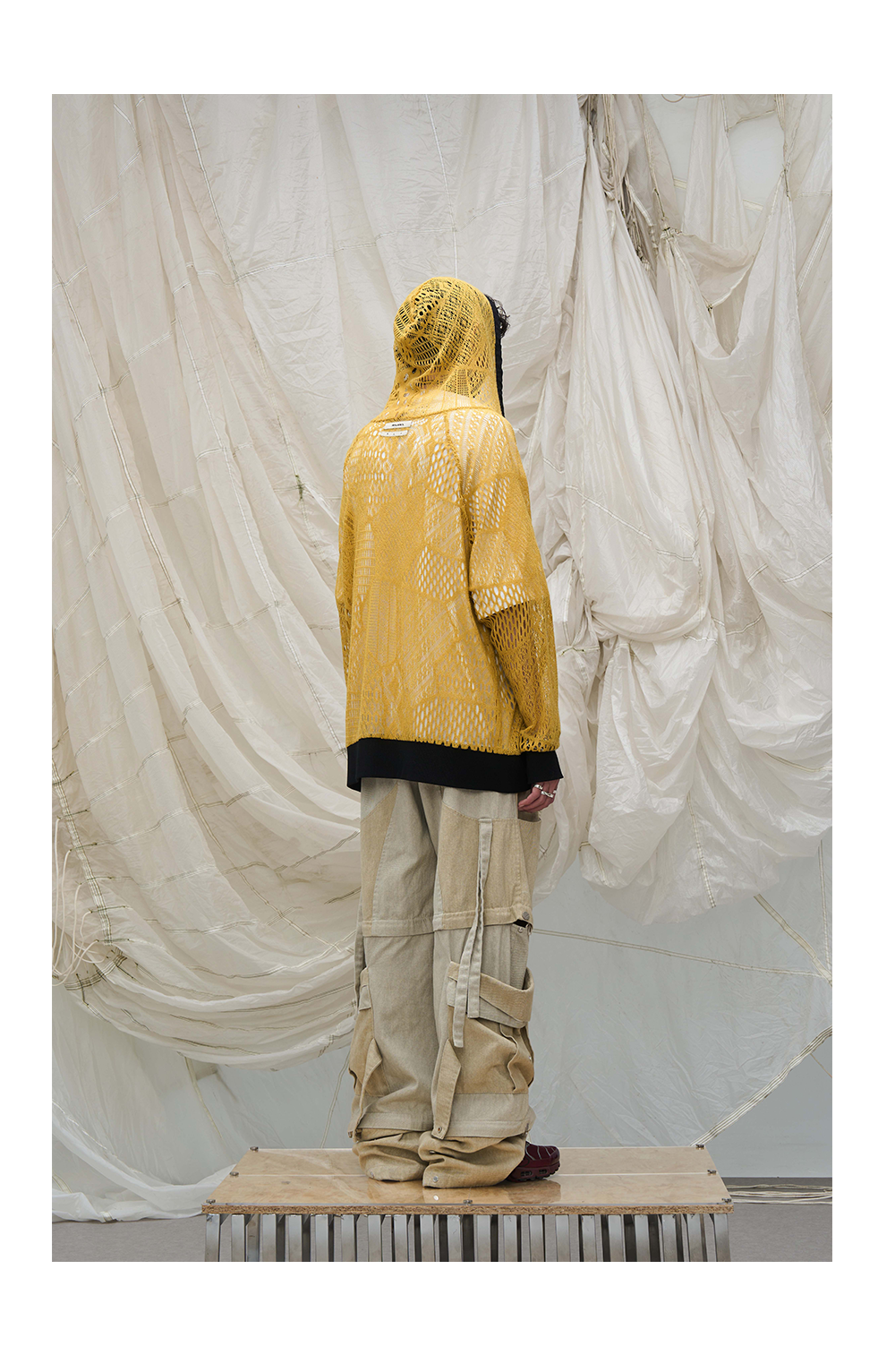 Multi-Length Detachable Patchwork Cargo Pants
