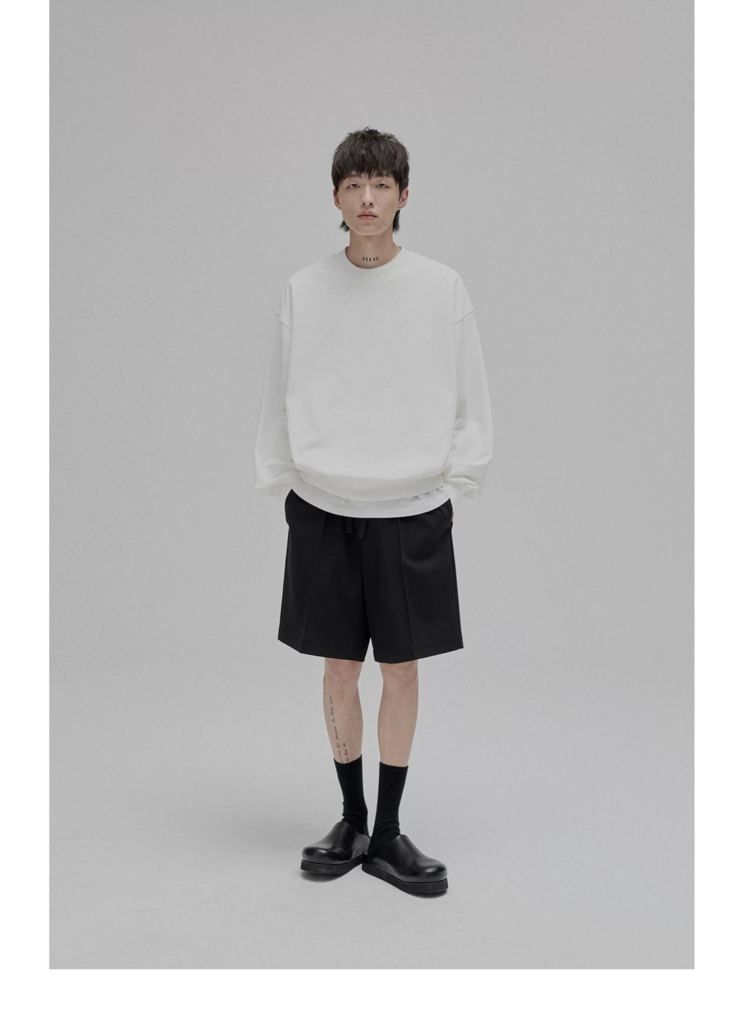 Tie Waist Straight Leg Knit Pants
