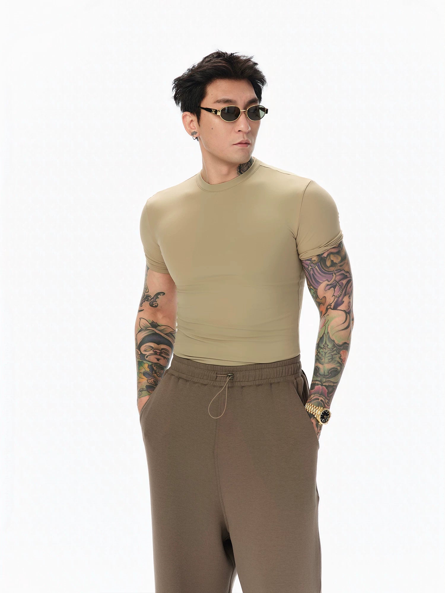 Short Sleeve Stretchy Quick Dry Tee
