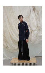Washed Denim Split Shirt