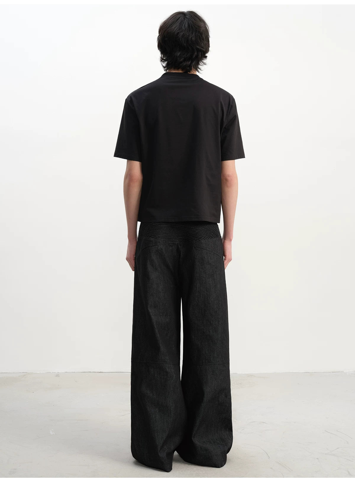 Baguette Print Textured Short-sleeve Tee