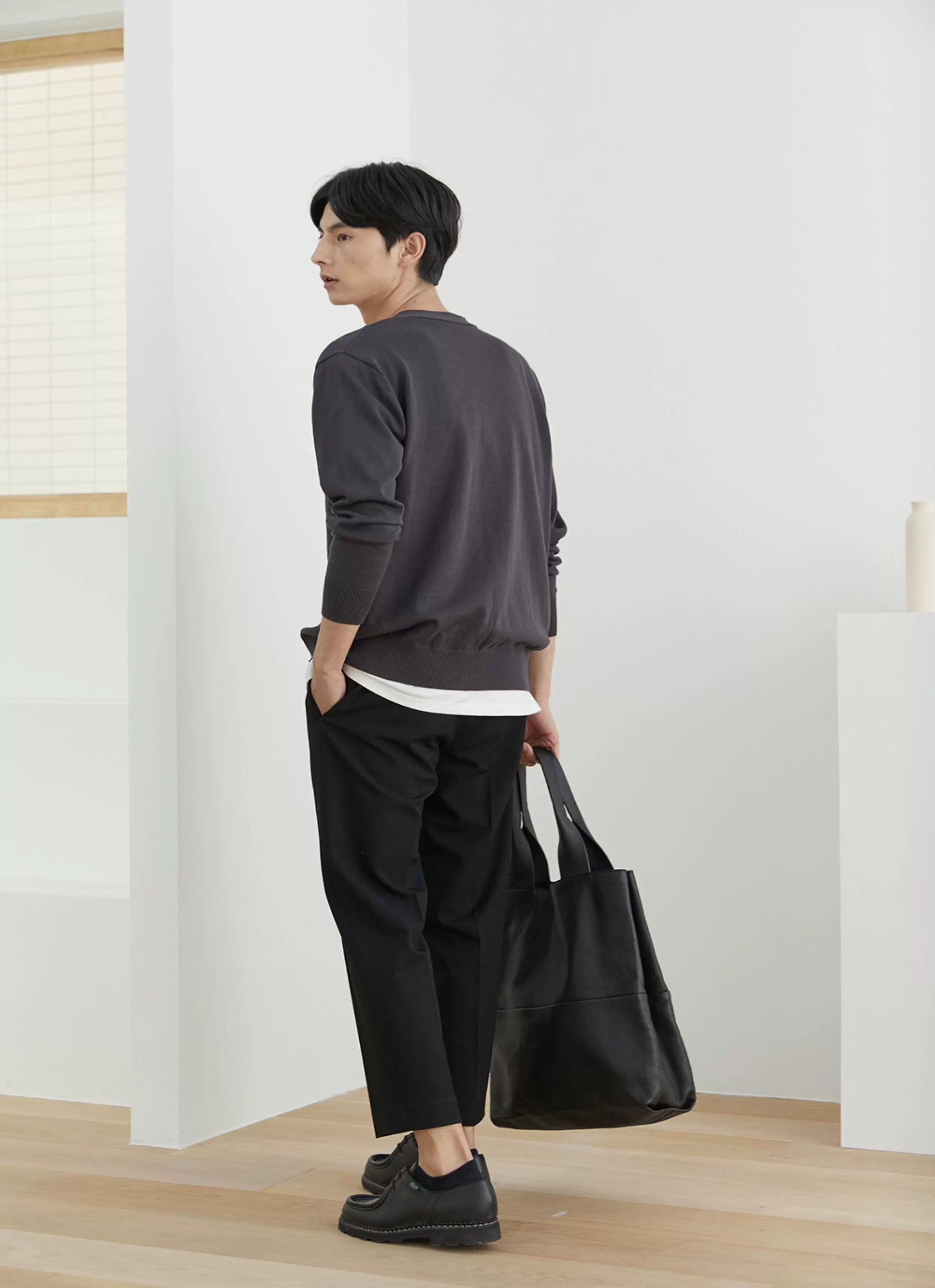 Elastic Waist Loose Ankle Pants