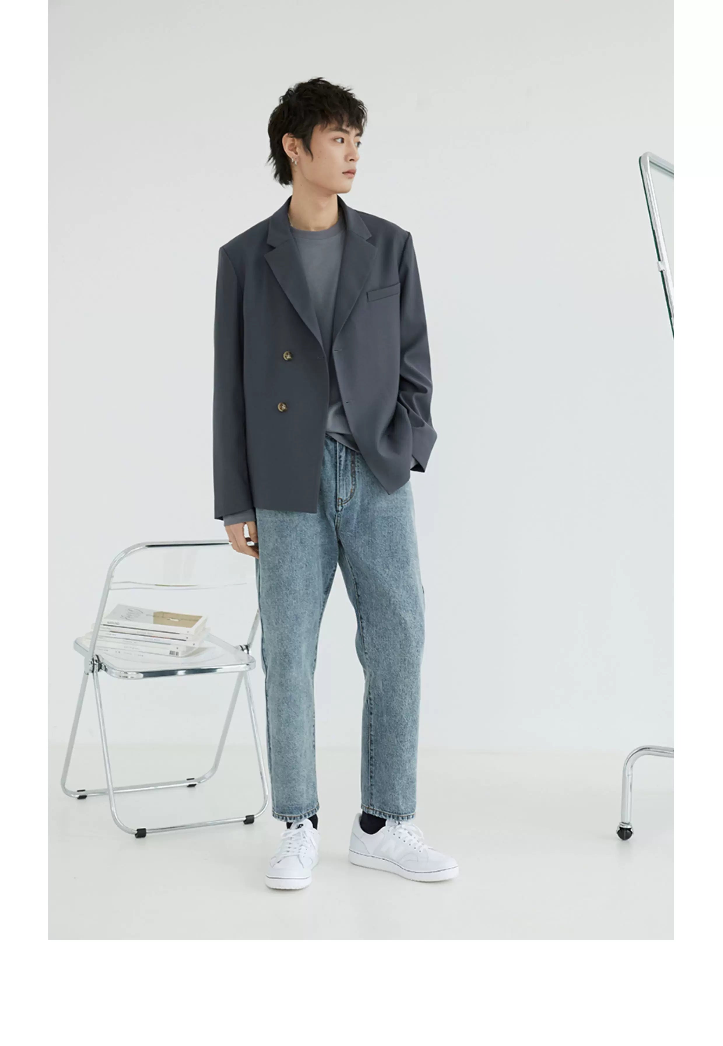 Long-Sleeved Mercerized Combed Tee