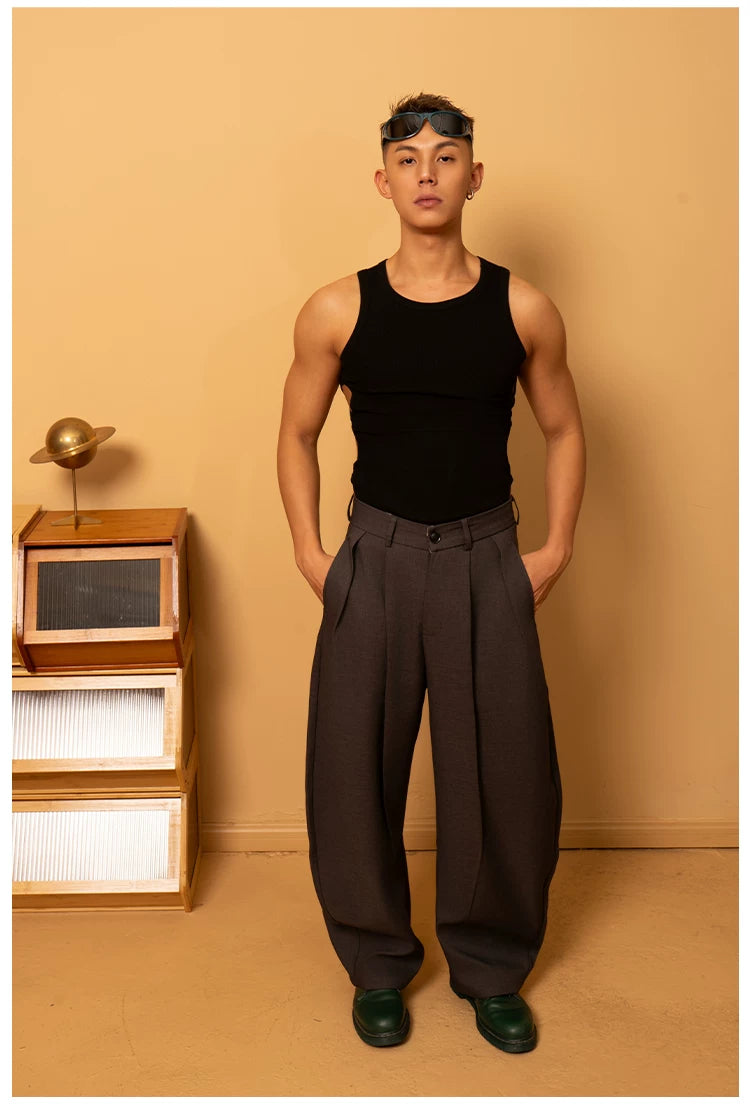 Men's Loose Wide Leg Casual Pants