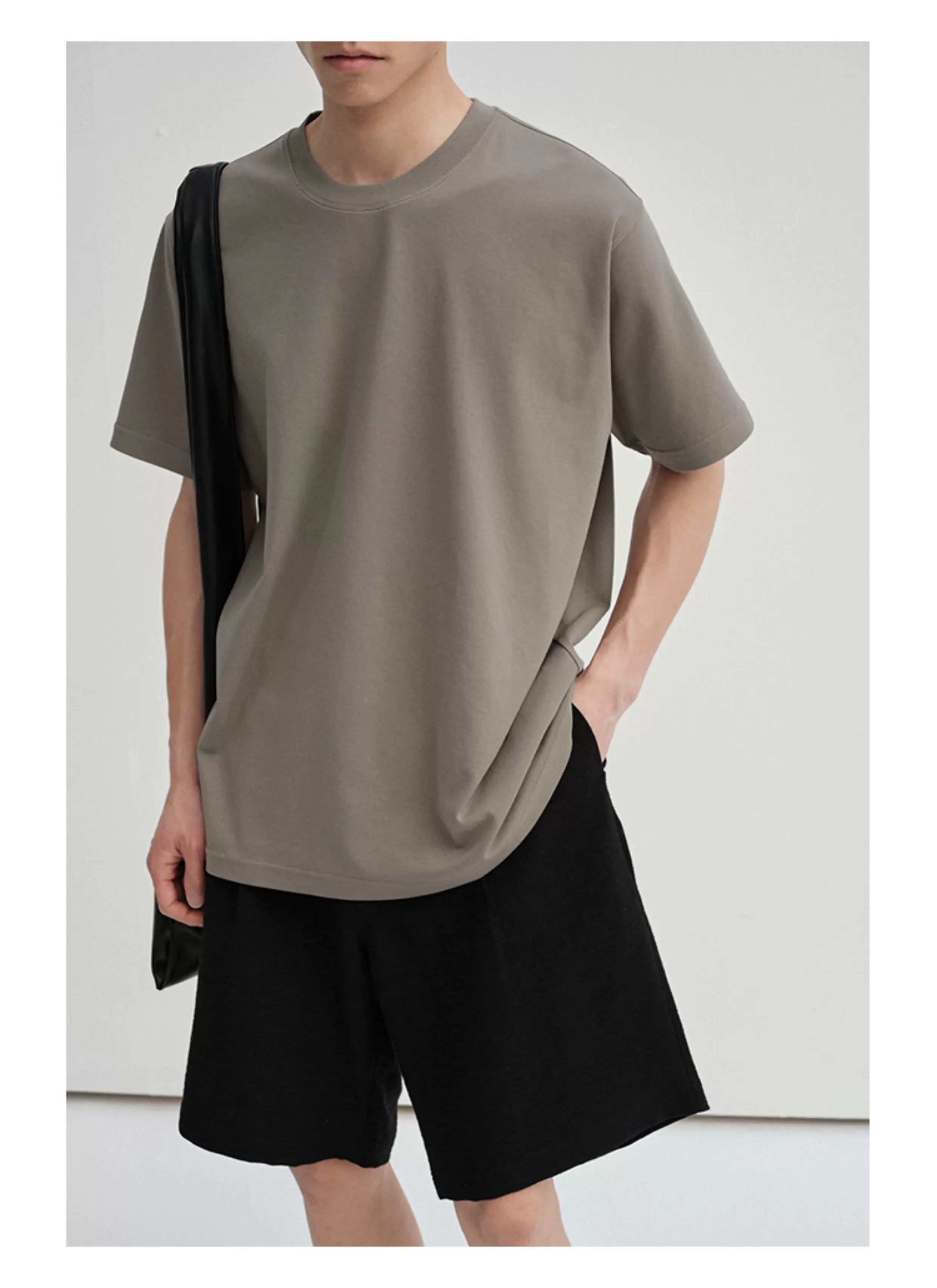 Basic Short Sleeve Sorona Cotton Tee