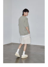 Magnetic Belted Elastic Multi-pocket Shorts