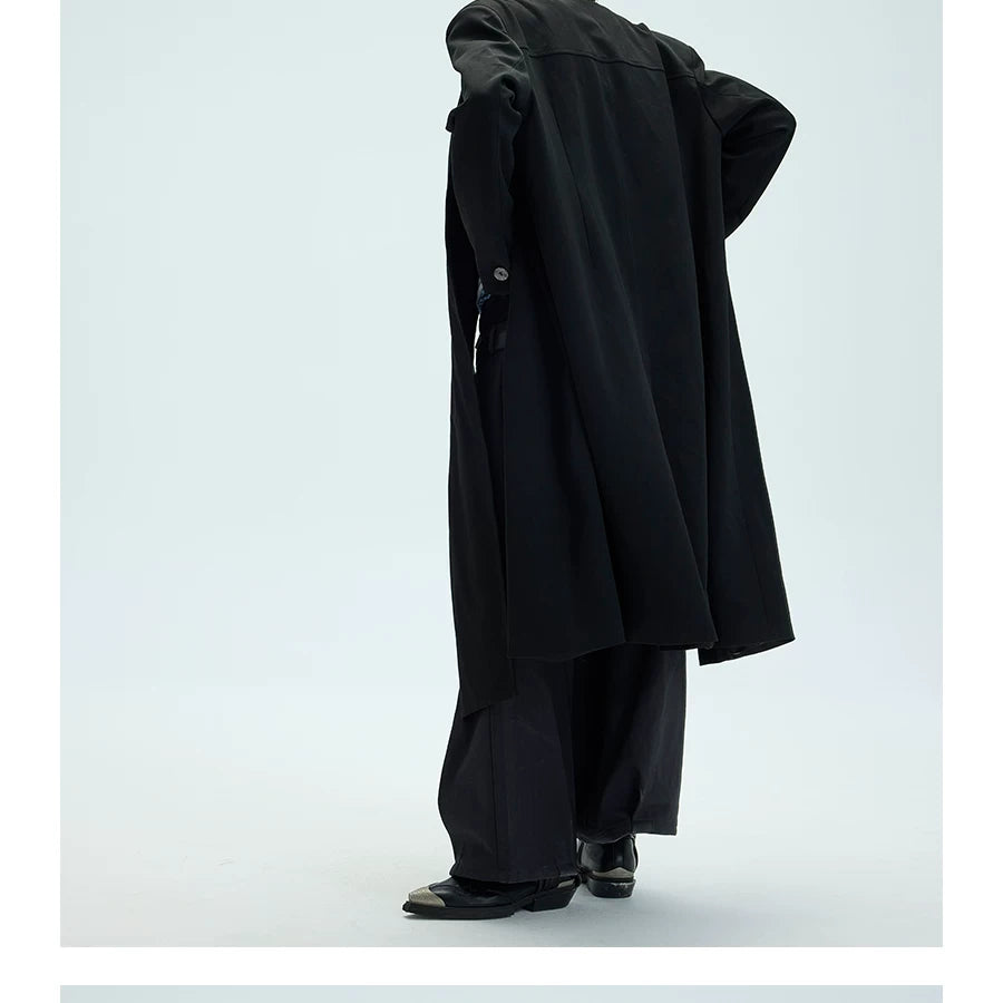 Thick Multi-Wear Hooded Scarf Blazer Coat