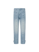 Combed Lycra Split Ankle Zip Jeans