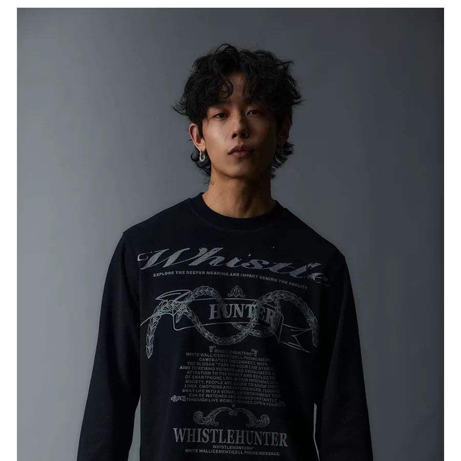 Cleanfit Couple Vintage Long-sleeve Wheat Tees