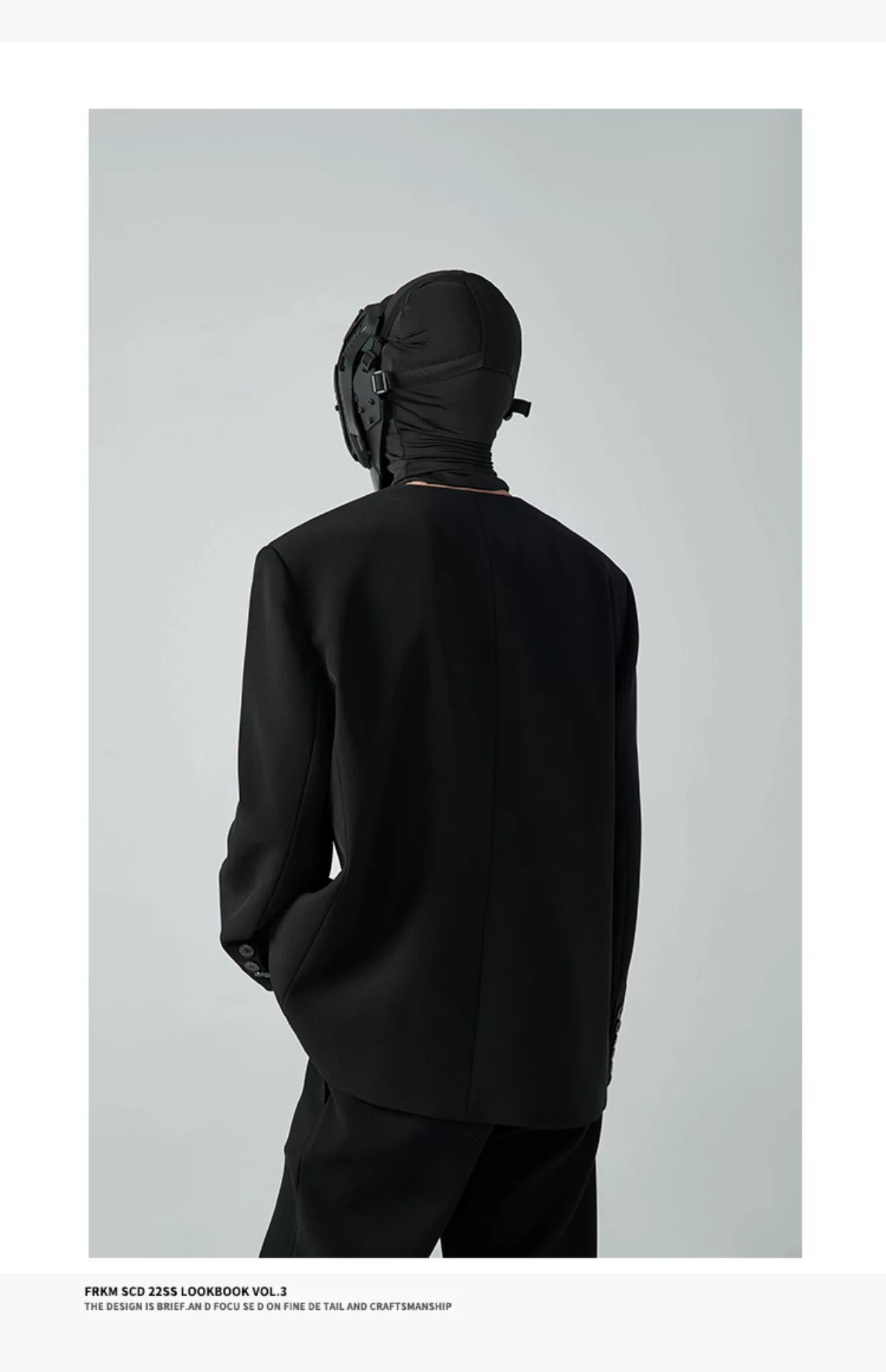 Unisex Loose Padded Uncollared Blazer