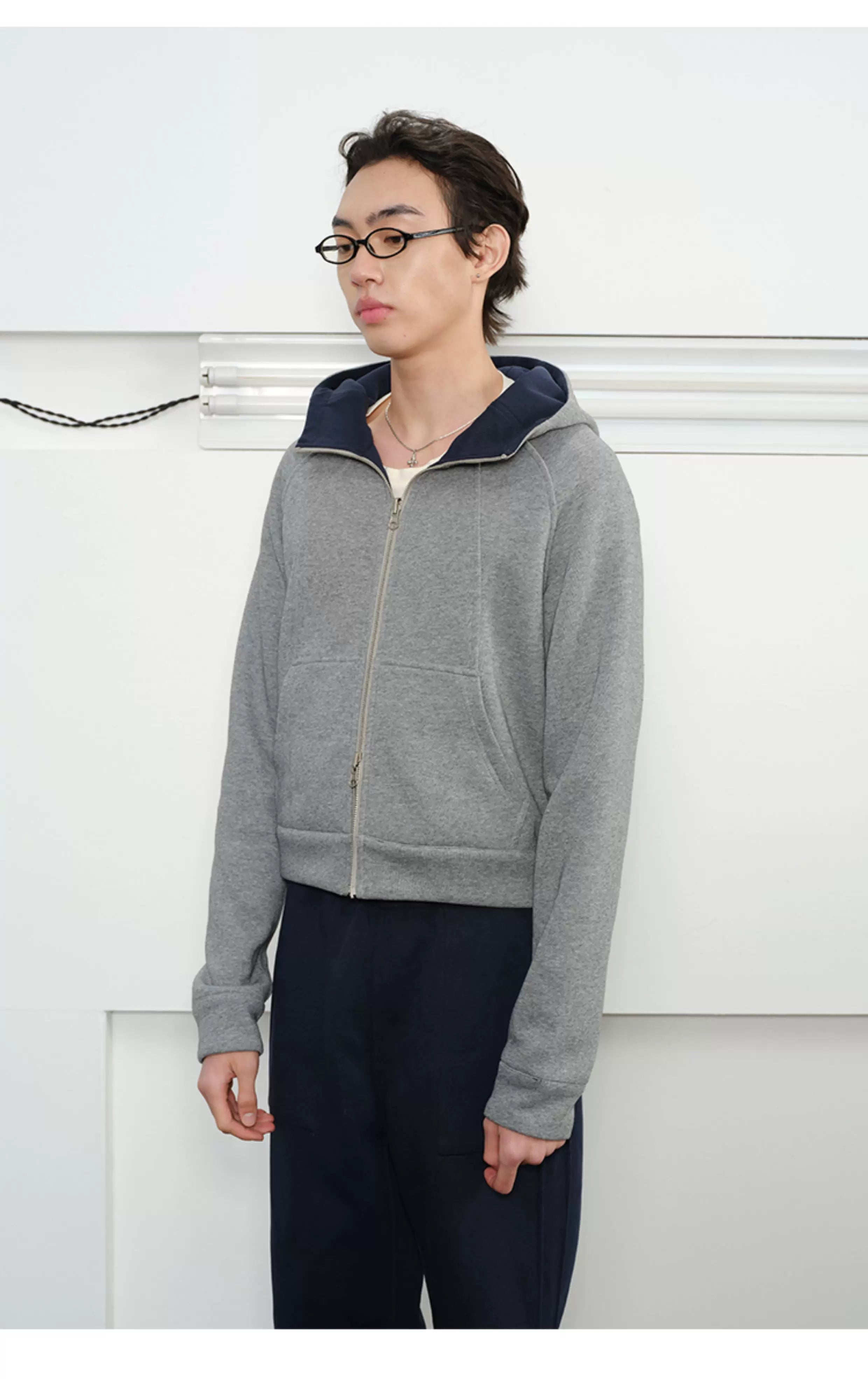 Men's Reversible Zip Hoodie Sweatpants Set