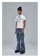 American Hip-Hop Printed Slim Tee