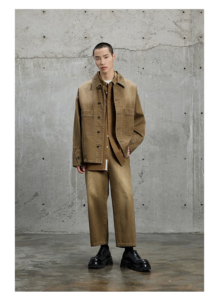 Triangle Pocket Shirt with Hidden Placket