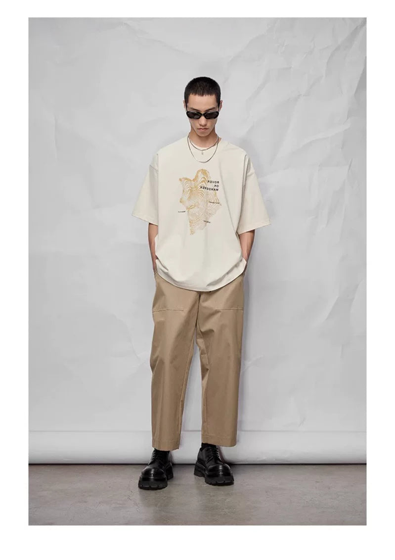 Oversized Graphic Print Tee
