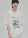 Graffiti Print Double Mercerized Tee
