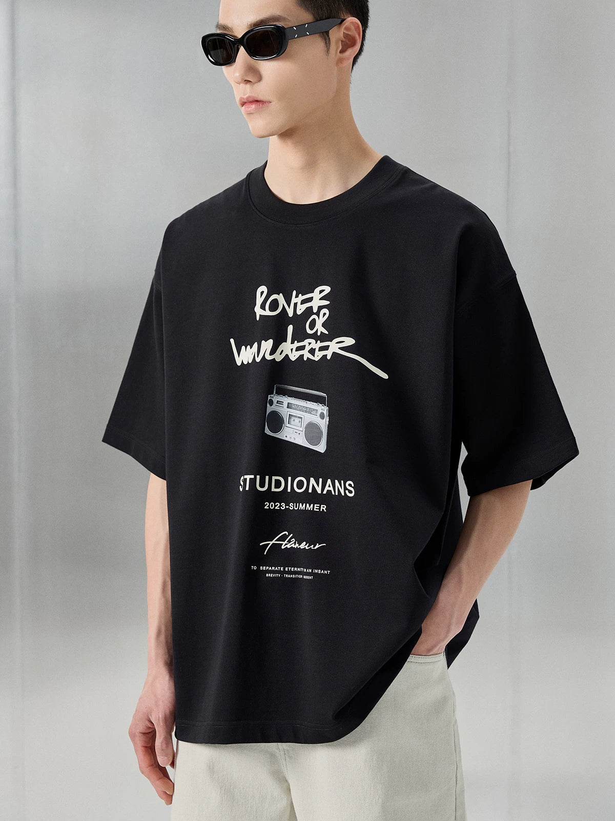 Heavyweight Double Yarn Digital Print Tee