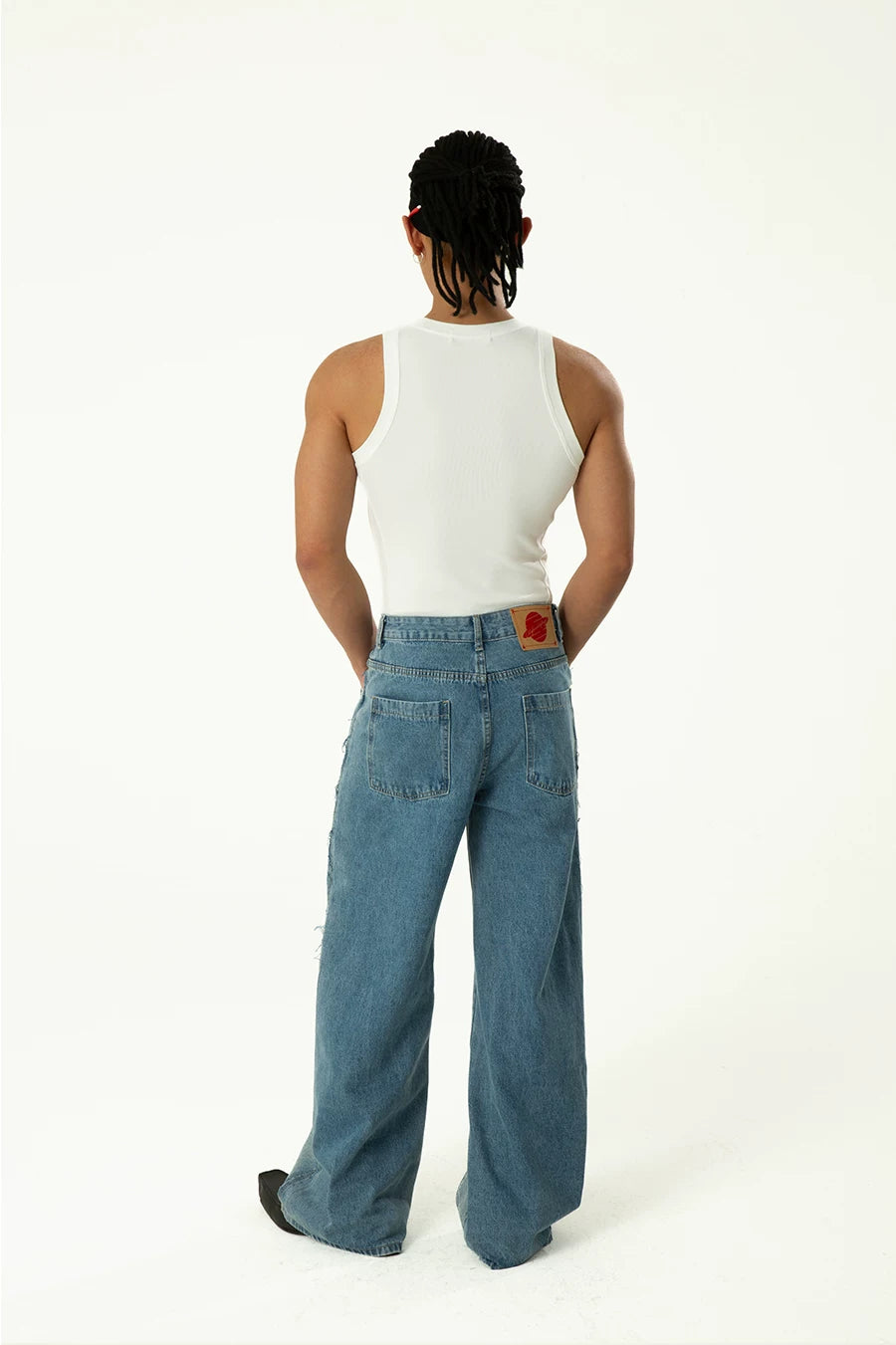 Men's Slim Ribbed Knit Workout Tank