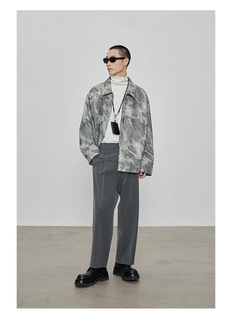 Casual Cropped Elastic Waist Pants