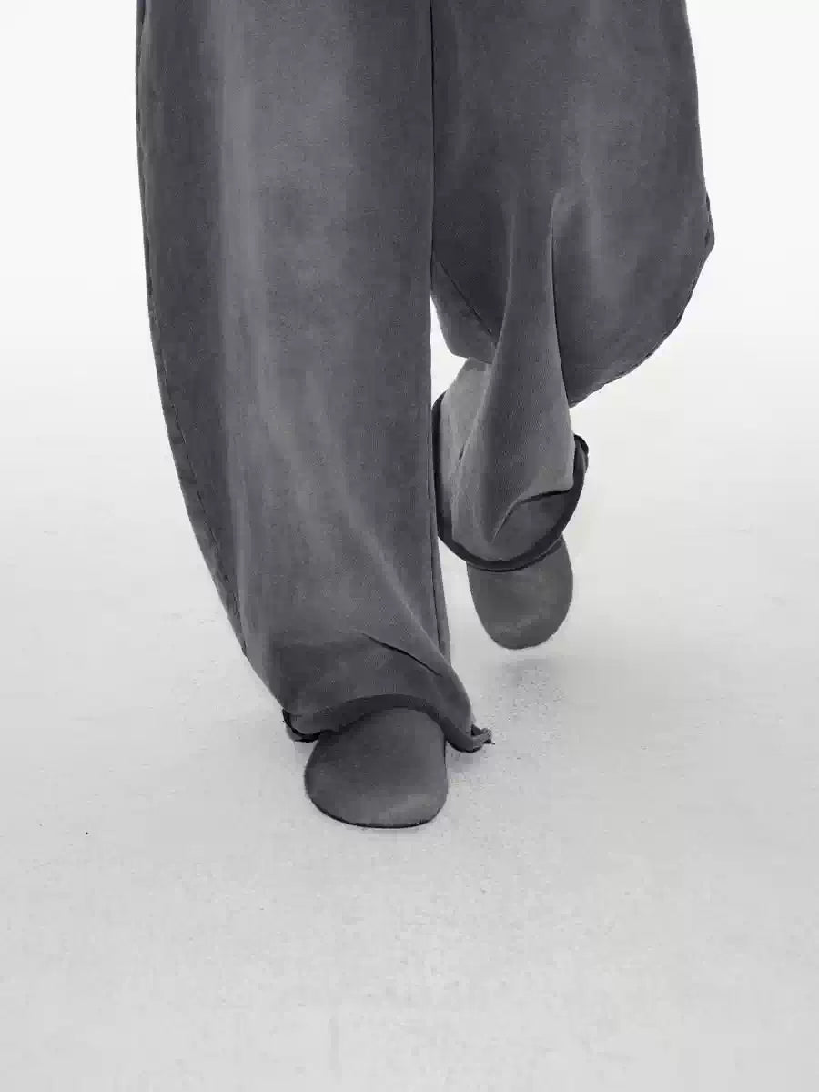 Horsehair Closed Toe Slip-on Mules