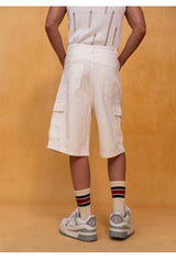 Men's Vintage Loose Cargo Denim Shorts