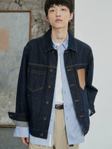 80s Cotton Oxford Asymmetric Pocket Shirt