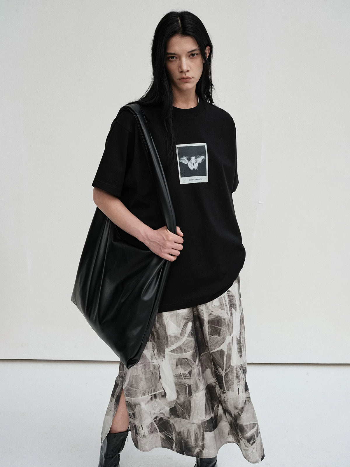 Printed 300G Long-Staple Cotton Short-Sleeve Tee