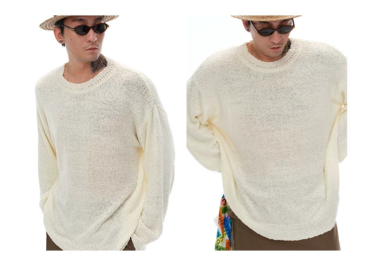 Men's Loose Spring Pullover Sweater