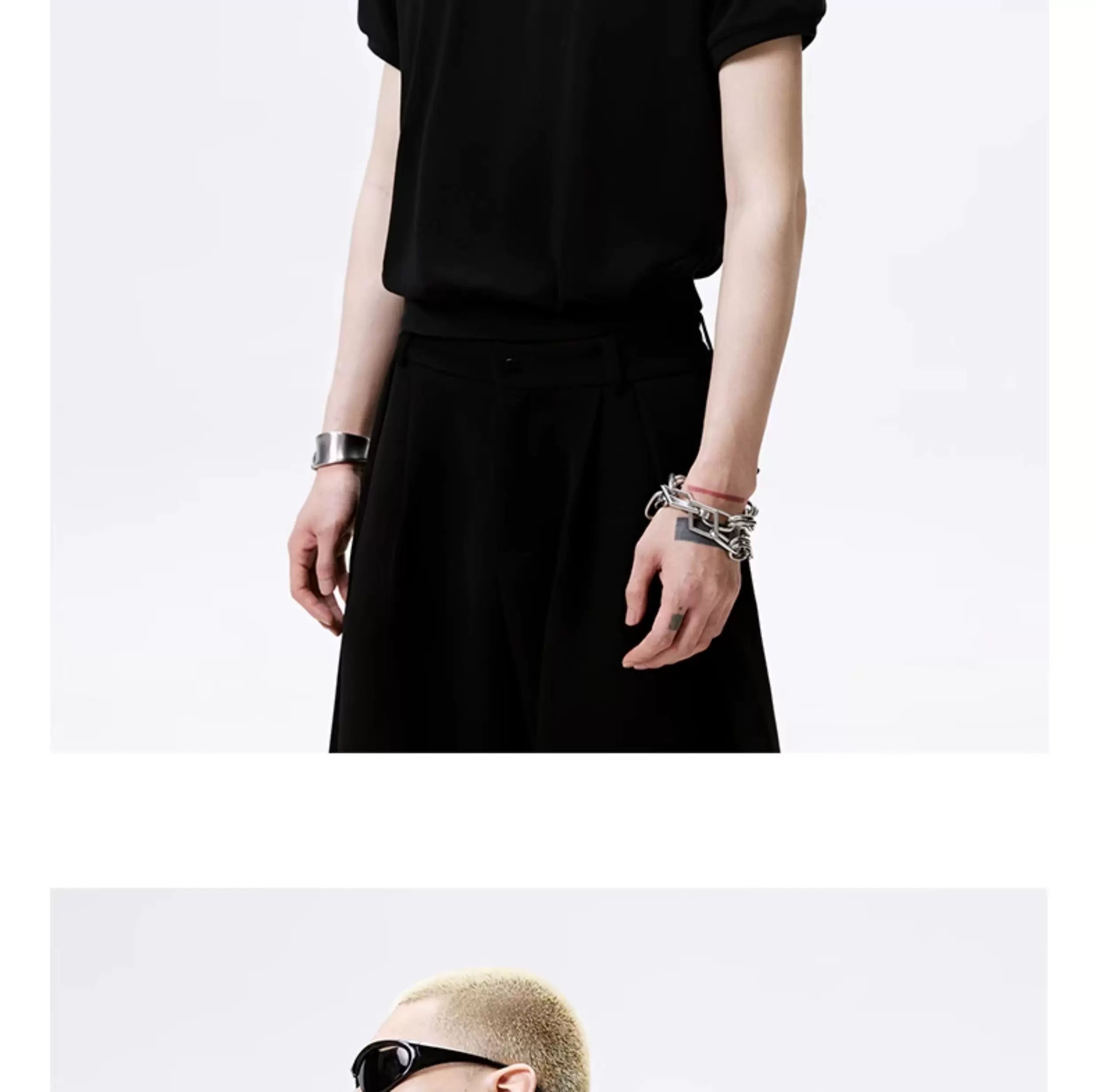 Men's Slim Stretchy Crop Tee