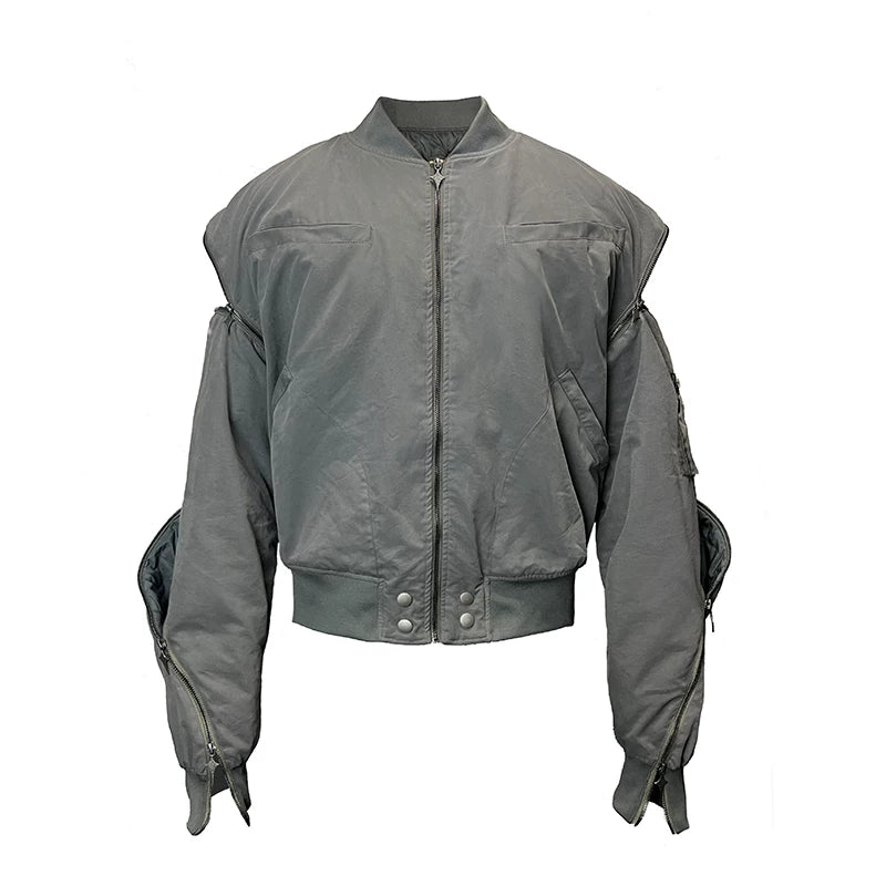 Cleanfit Double Zipper MA1 Flight Jacket