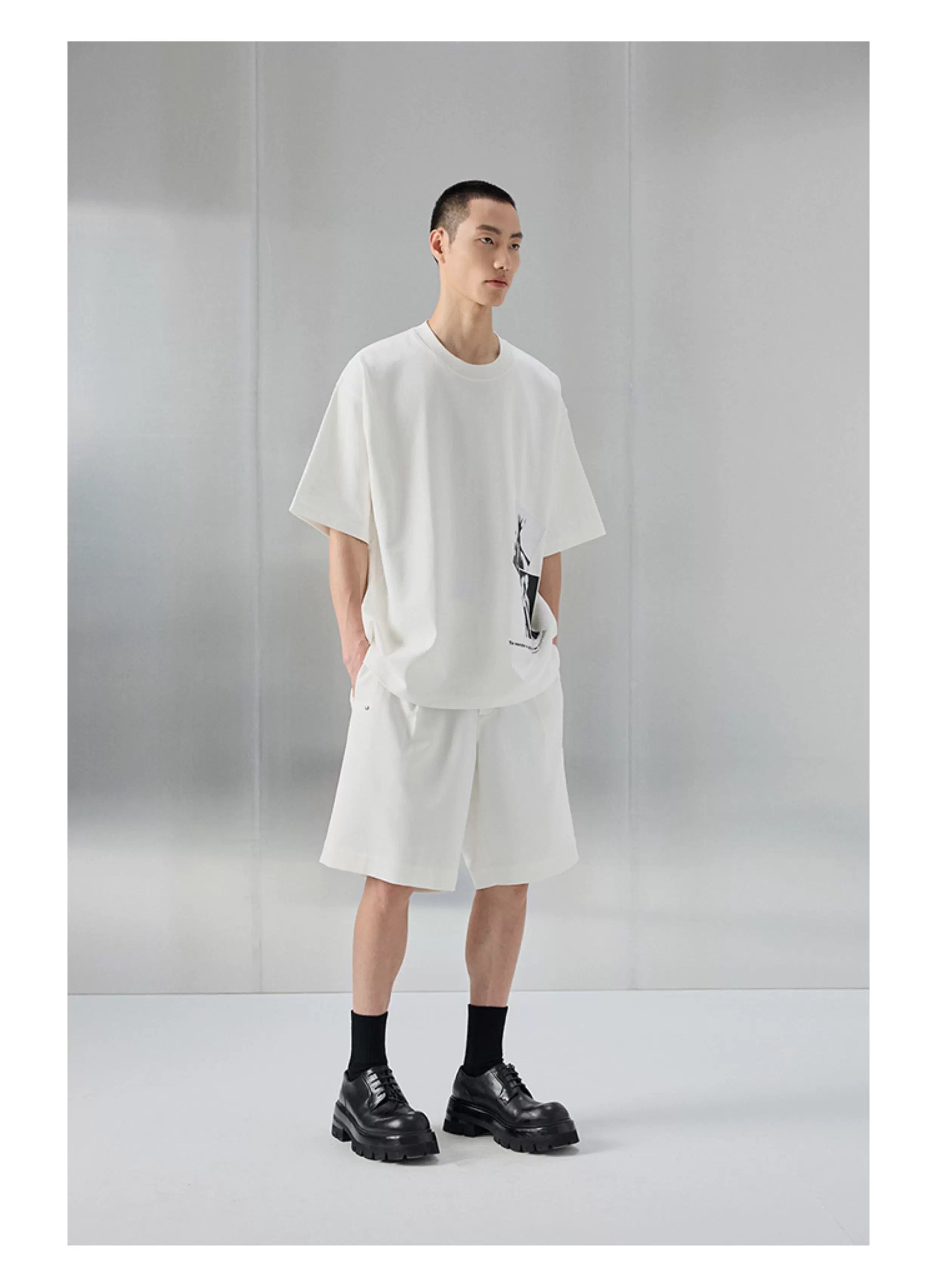 Oversized Heavyweight Double Yarn Printed Tee