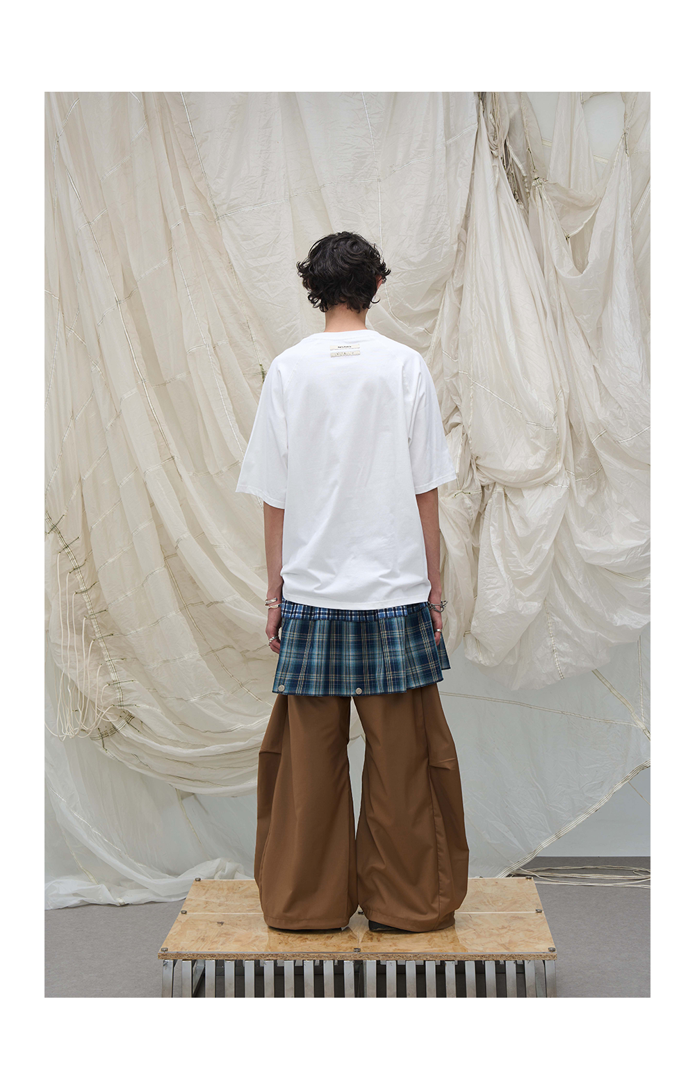 Plaid Unisex Skirt Extender