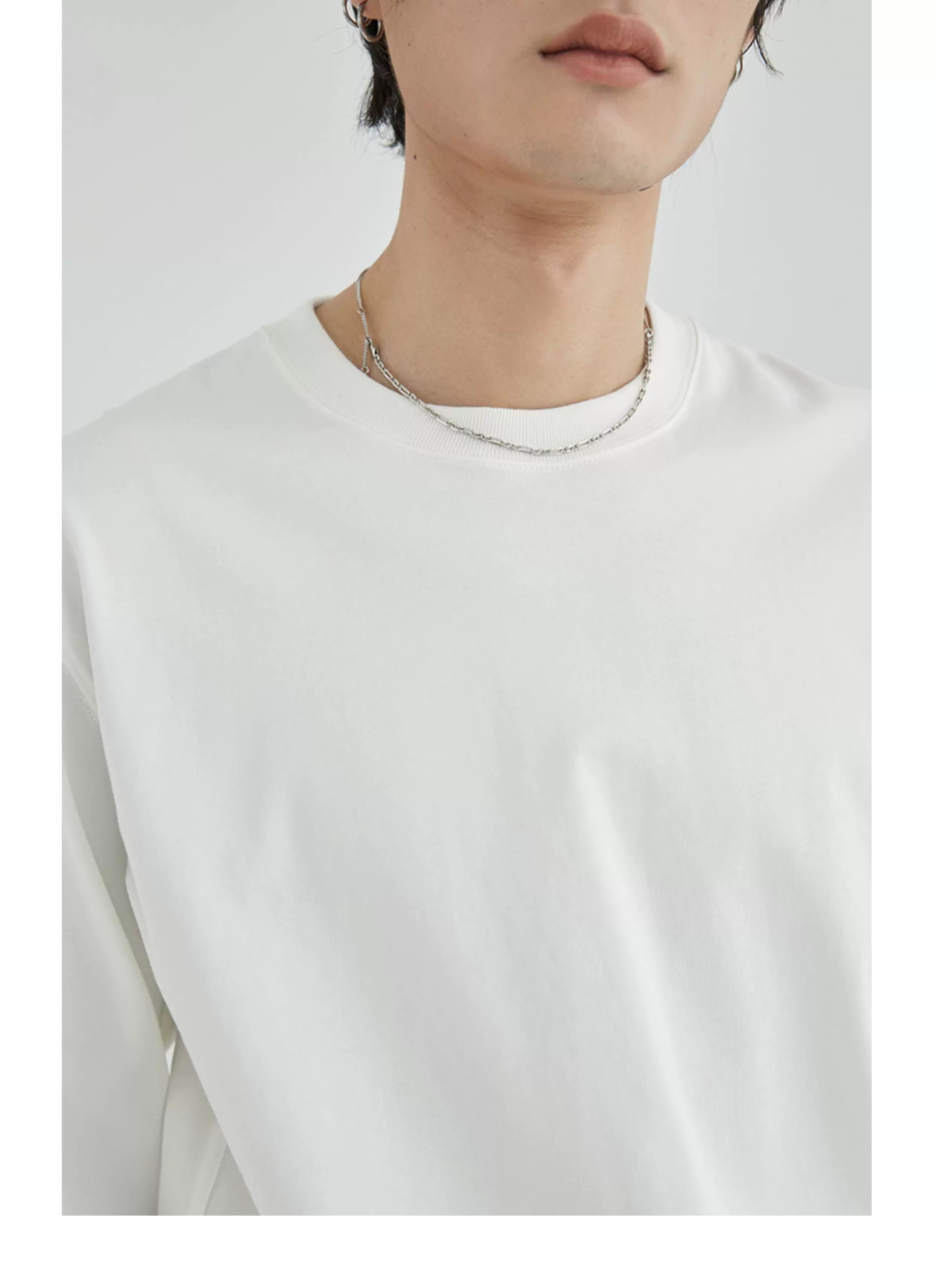Long-Sleeved Mercerized Combed Tee