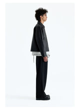 Merino Wool Pleated Elastic Waist Pants