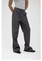 Men's Vintage Flared Slit Hem Pants