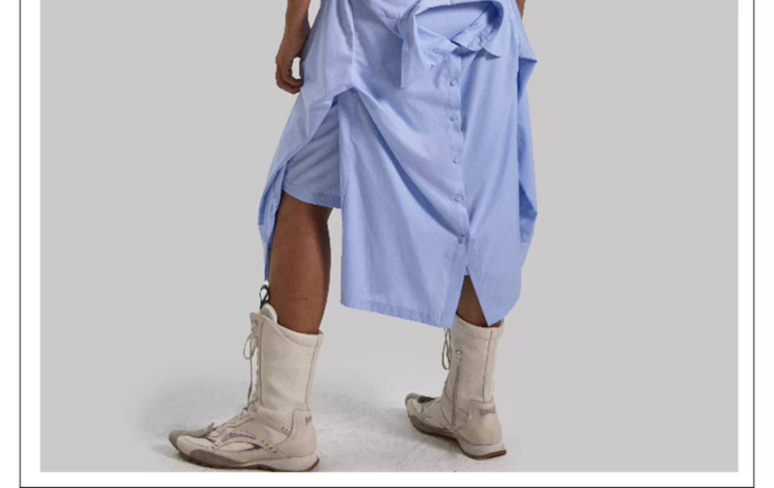 Vintage Irregular Patchwork Drawstring Casual Shorts