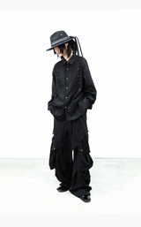 Wool Hat With Removable Ribbon Buckle