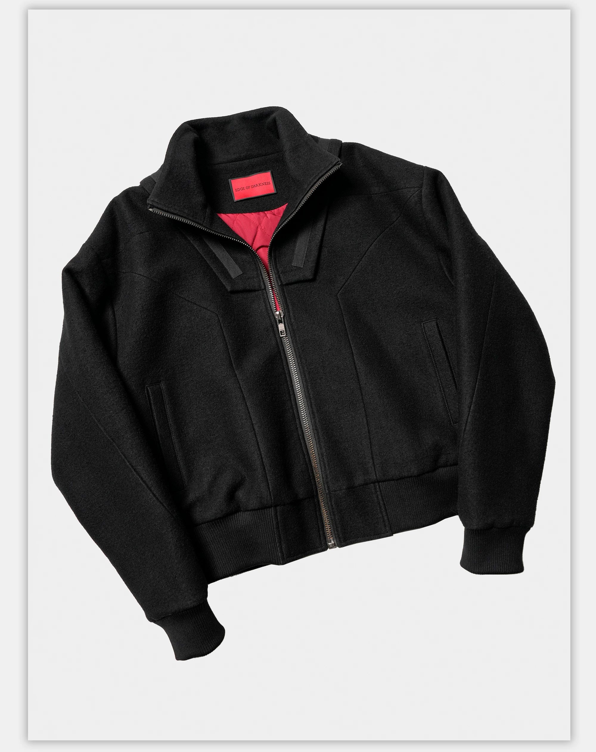 Australian Wool Stand Collar Puffer Jacket