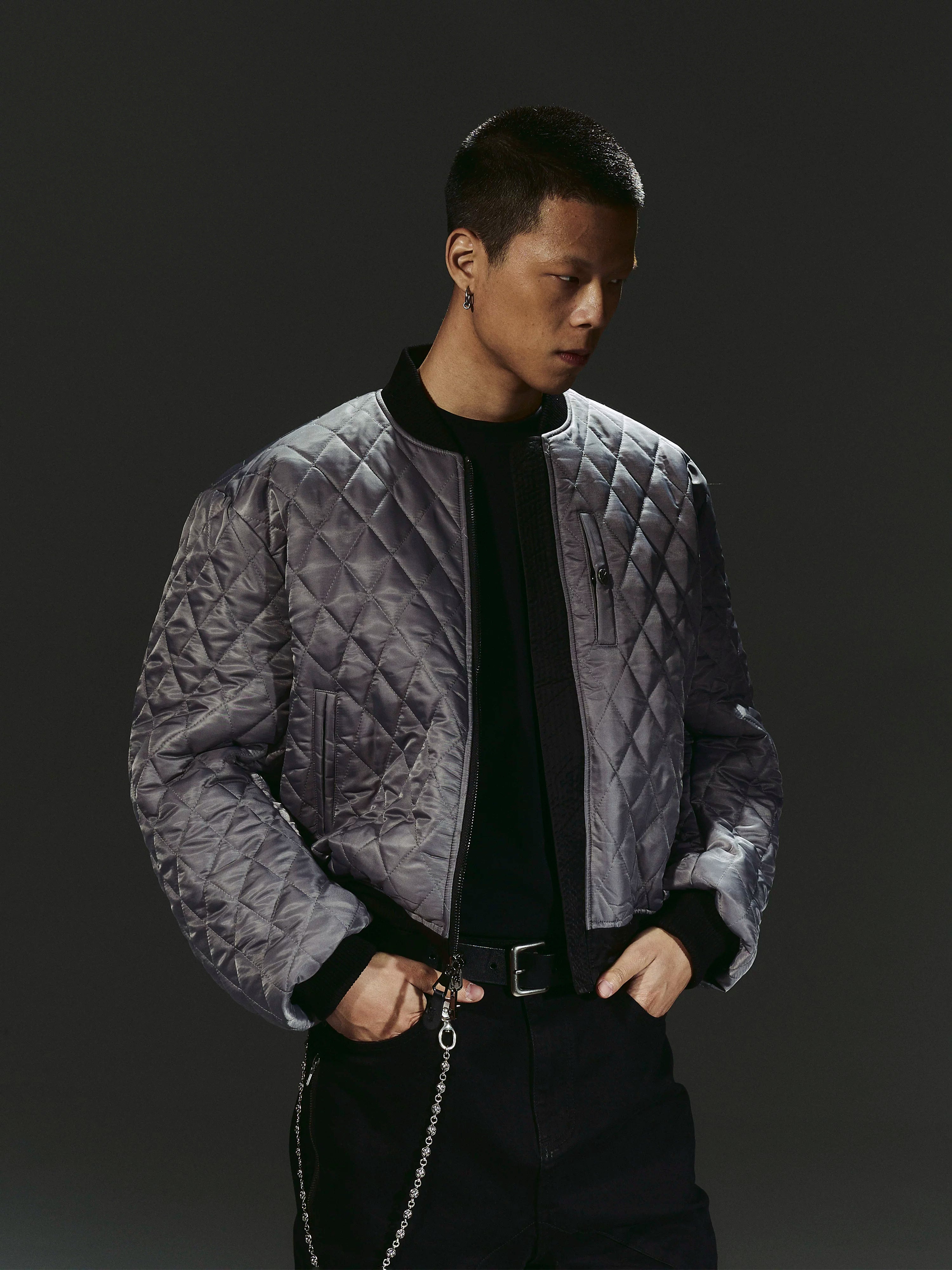 Reversible Quilted Boxy Cotton Coat