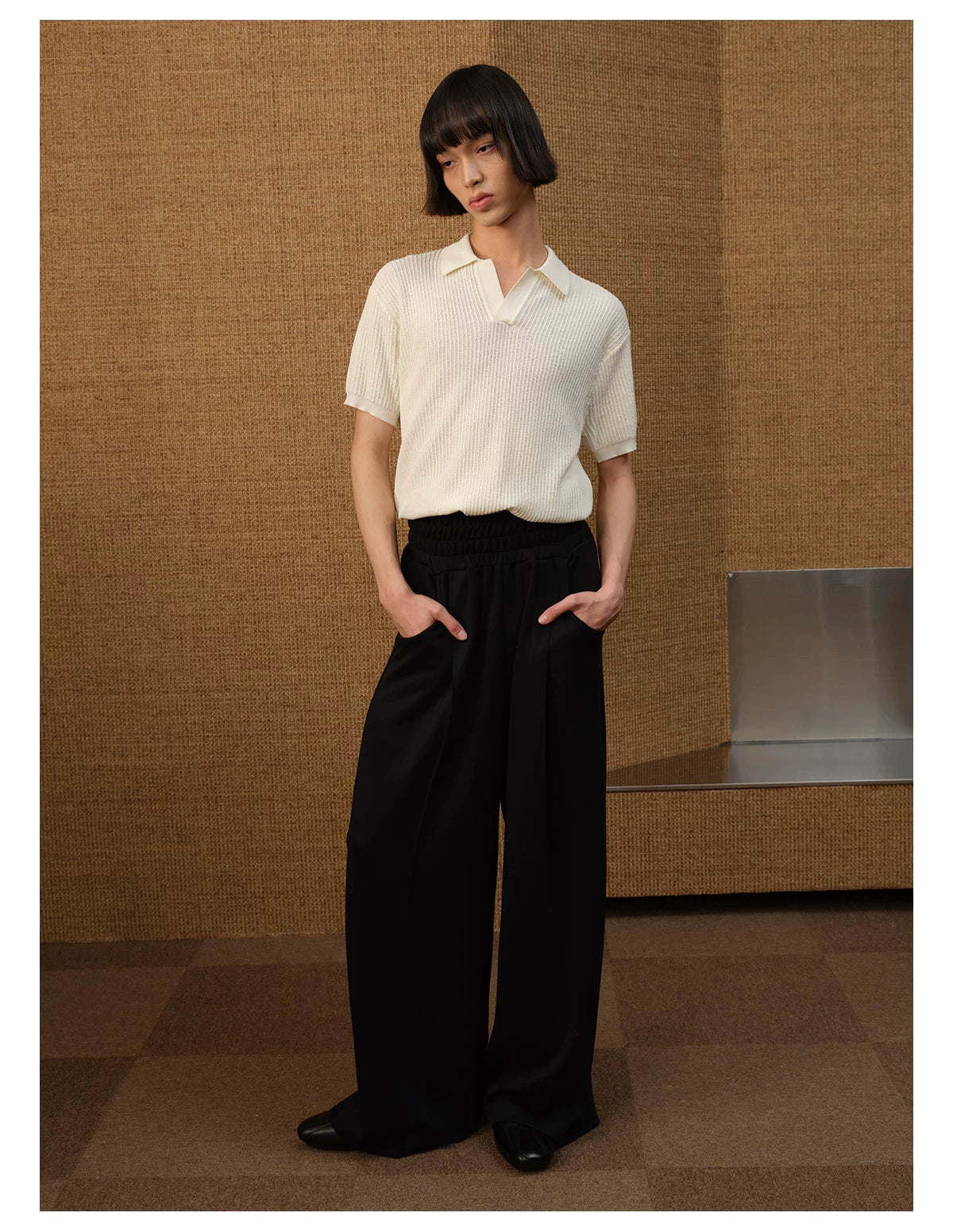 Soft Loose Tencel Boxing Sweatpants