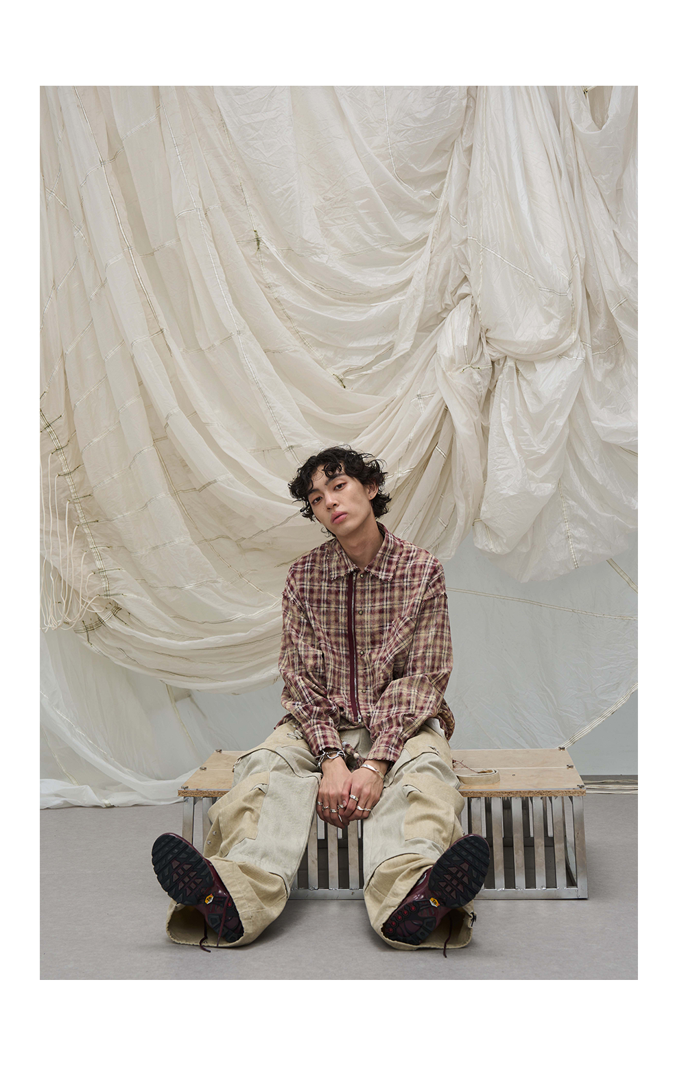 Multi-Length Detachable Patchwork Cargo Pants