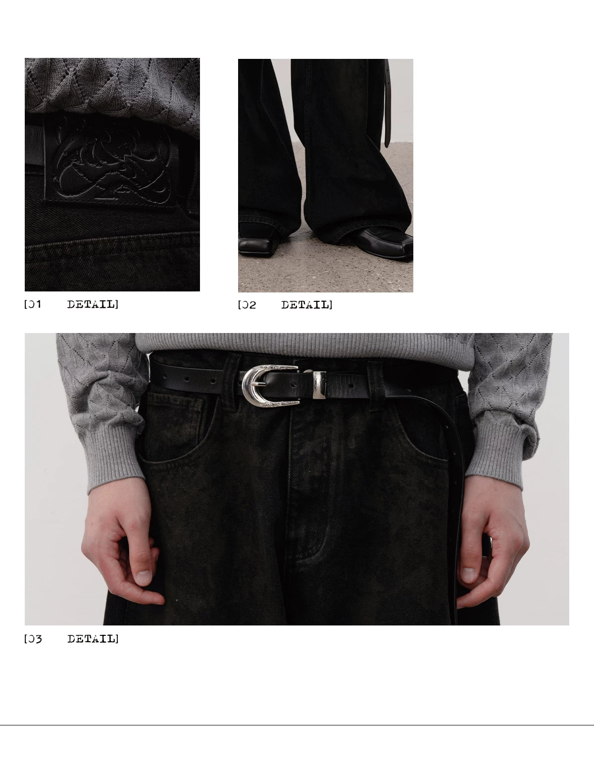 Vintage Washed Denim Banana Pants