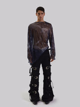 Irregular Mesh Unisex Tops