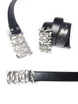 Vintage Sanskrit Full Grain Leather Belt
