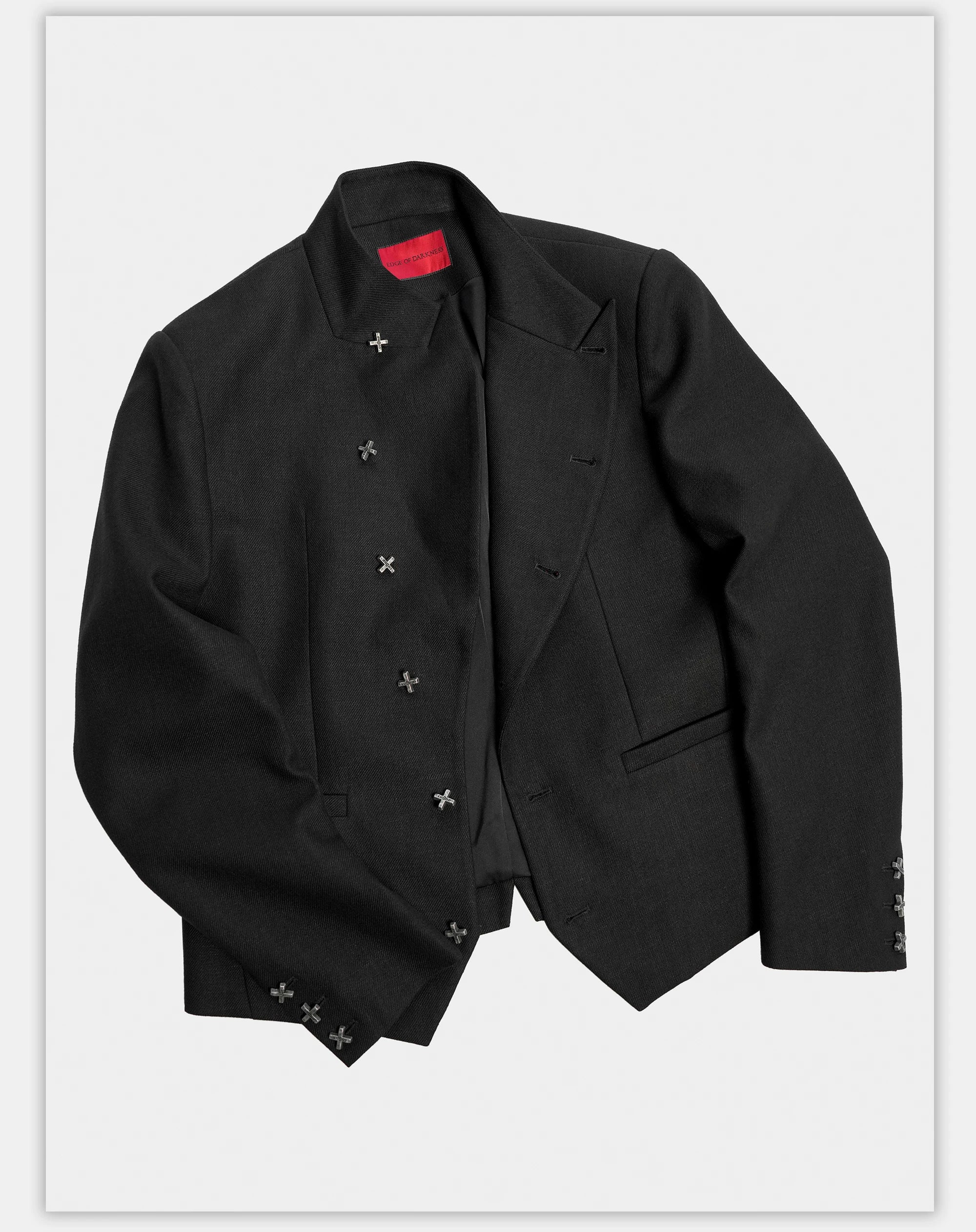 Structured Shoulder Wrinkle-Resistant Linen Slim Blazer