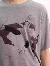 Purple Sofa Print Short Sleeve Tee