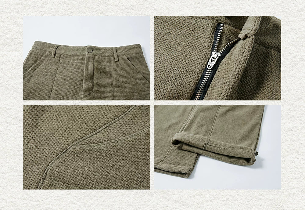 Men's Casual Thick Self-Heating Fleece Pants
